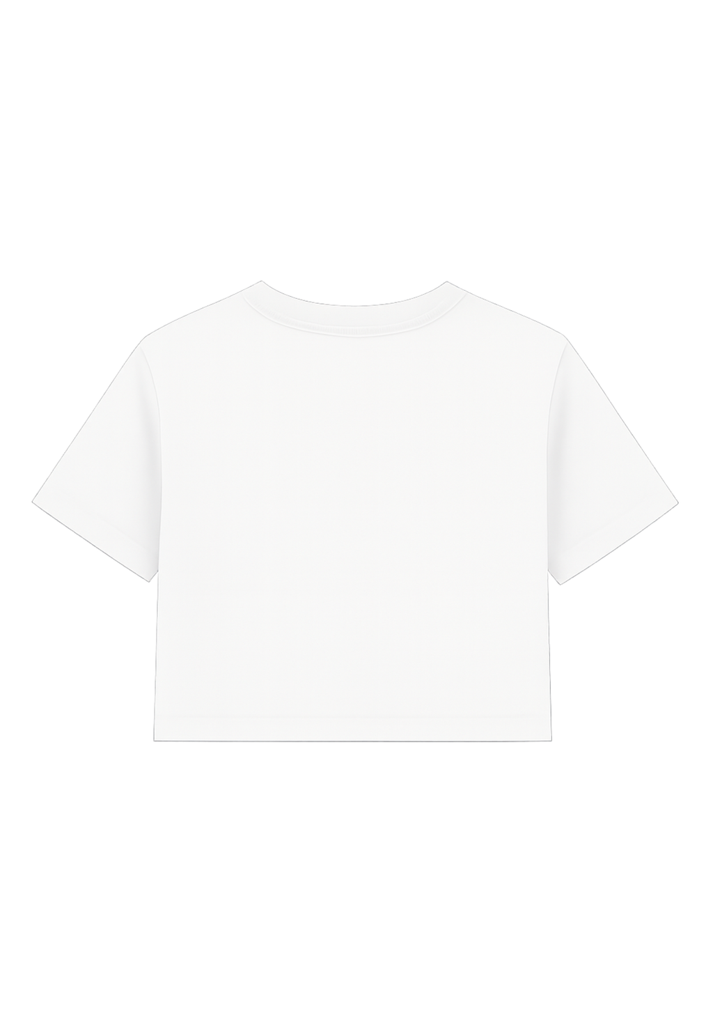 Cropped Oversized "Minimalista" Mapa BR - Off White