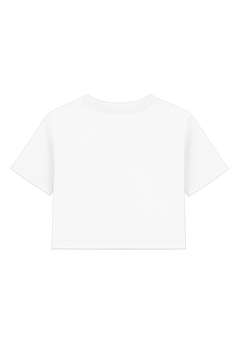 Cropped Oversized "Minimalista" Onça - Off White