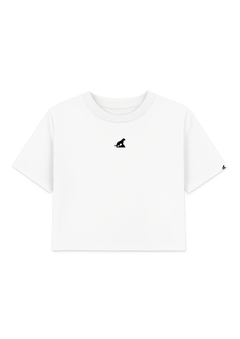 Cropped Oversized "Minimalista" Onça - Off White