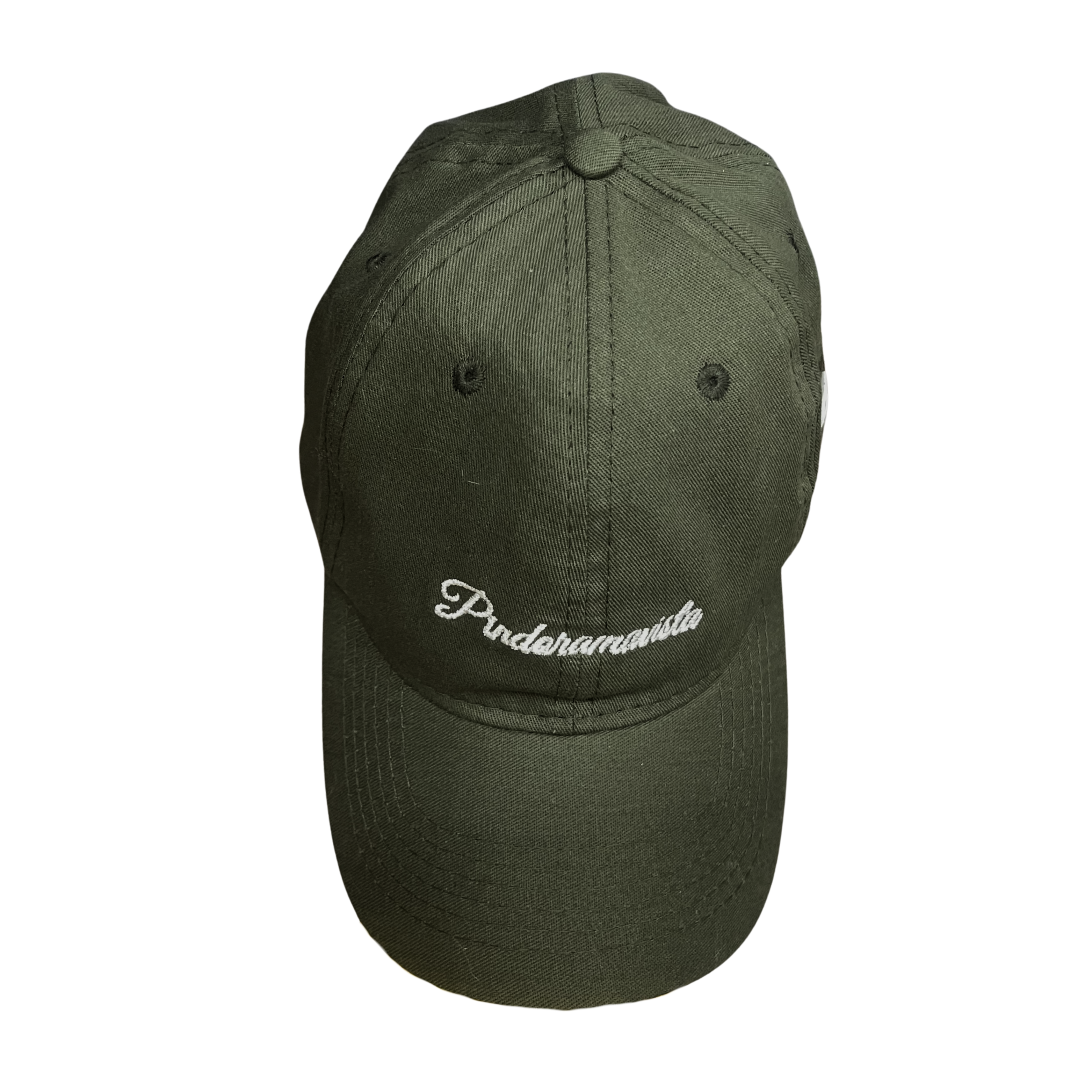 BONÉ DAD HAT STRAPBACK — VERDE OLIVA ASSINATURA PINDORAMA