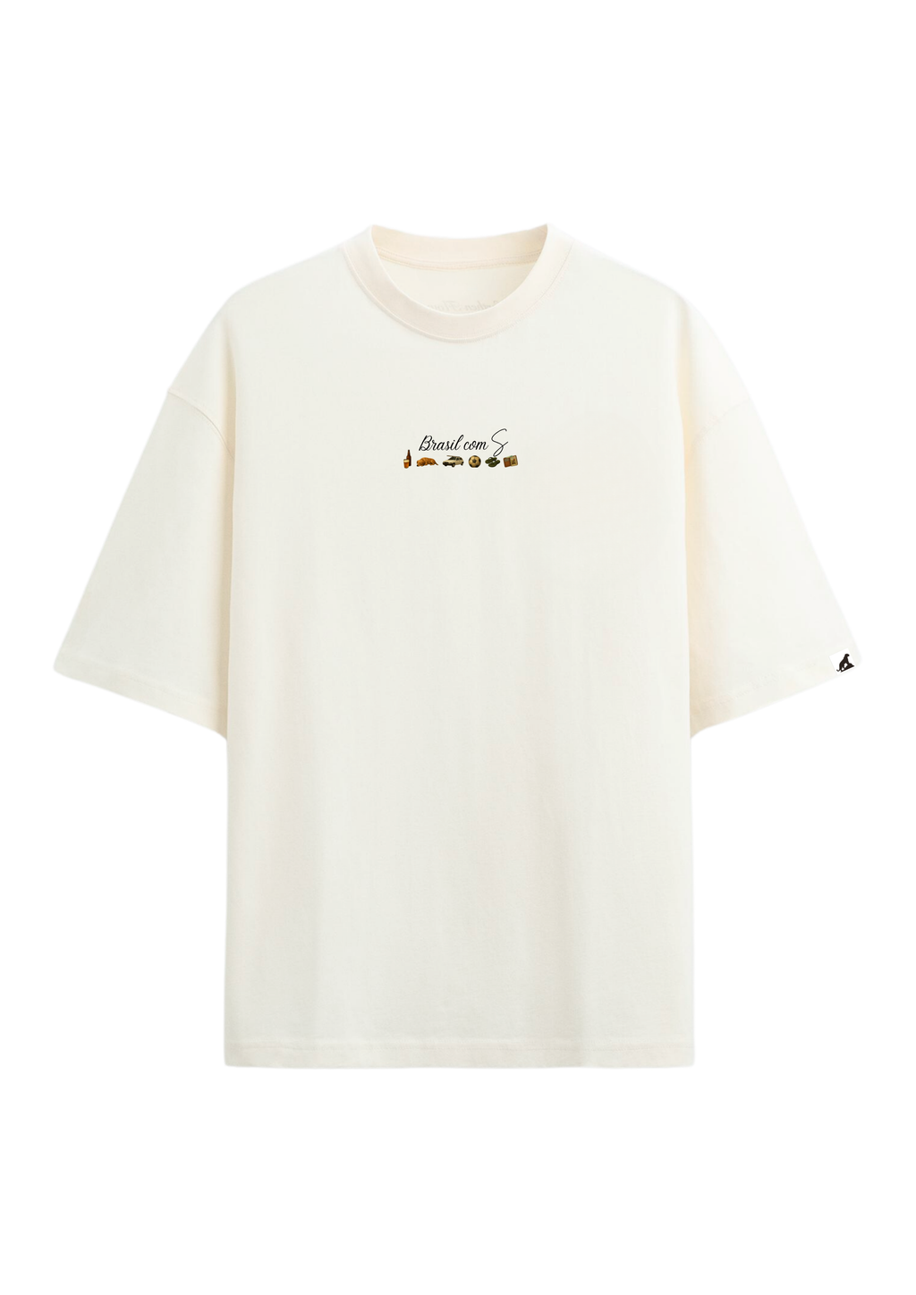 Camiseta "Brasilidade" Brasil com S – Off White