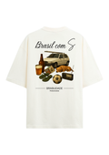 Camiseta "Brasilidade" Brasil com S – Off White