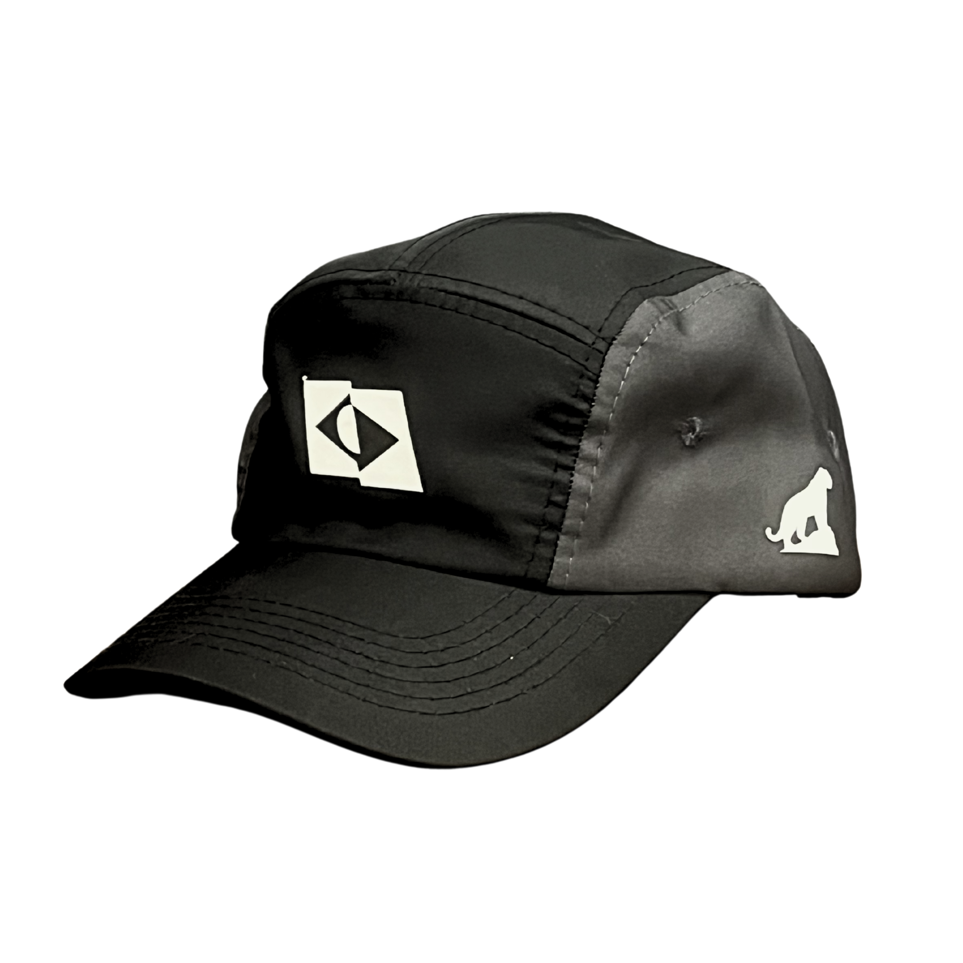 BONÉ FIVE PANEL COM ABA CURVA — BANDEIRINHA BRASIL