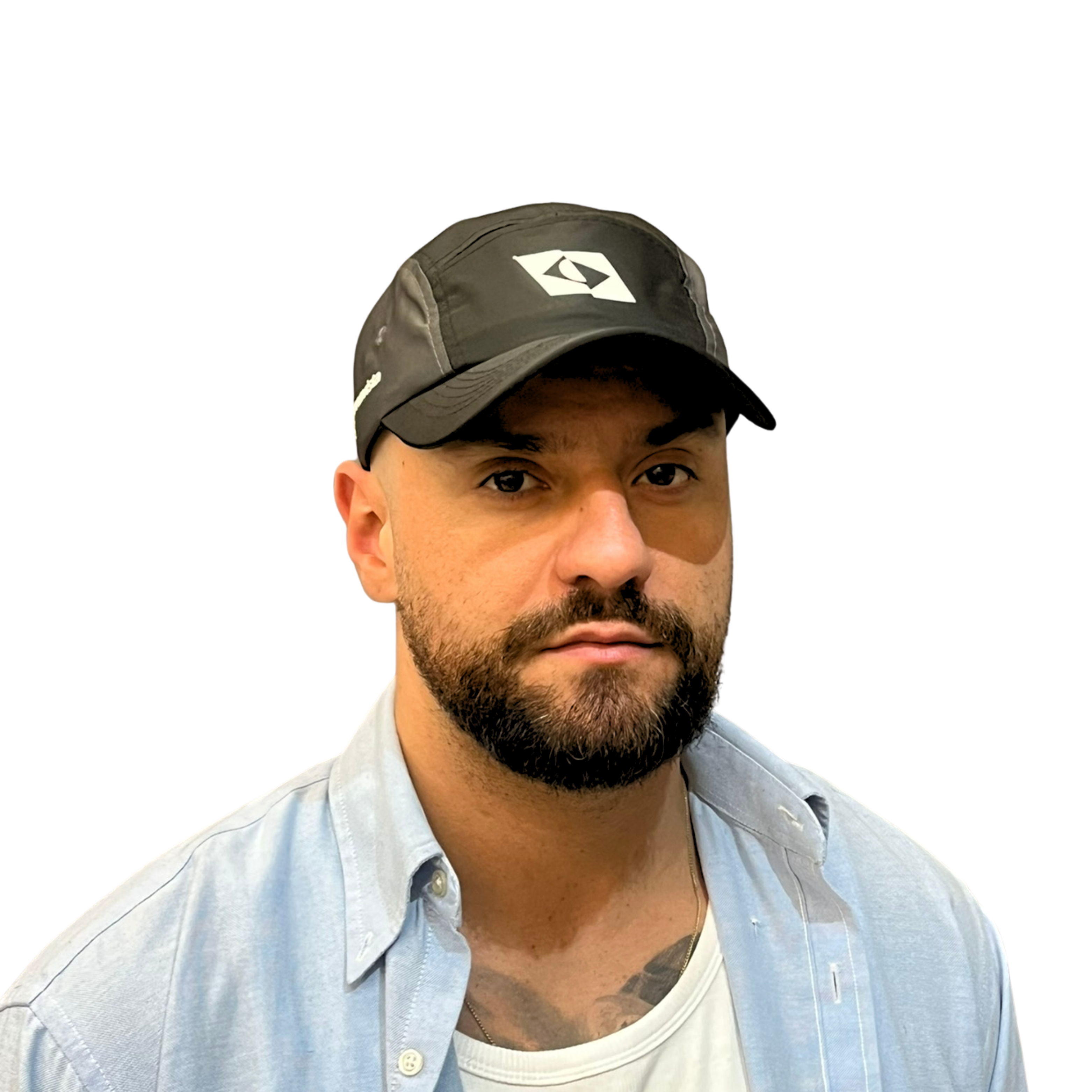BONÉ FIVE PANEL COM ABA CURVA — BANDEIRINHA BRASIL