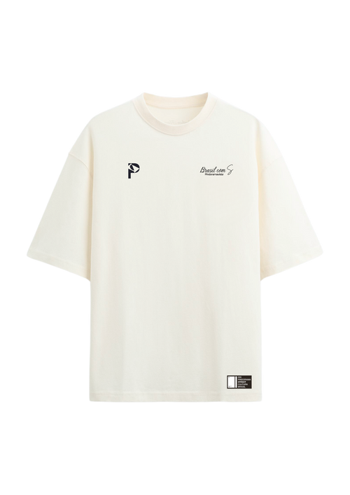 Camiseta "Brasilidade" Brasil com S – Off White