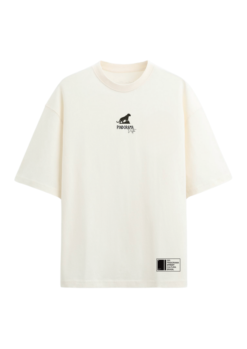 Camiseta "Cultura" Arte Ancestral – Off White