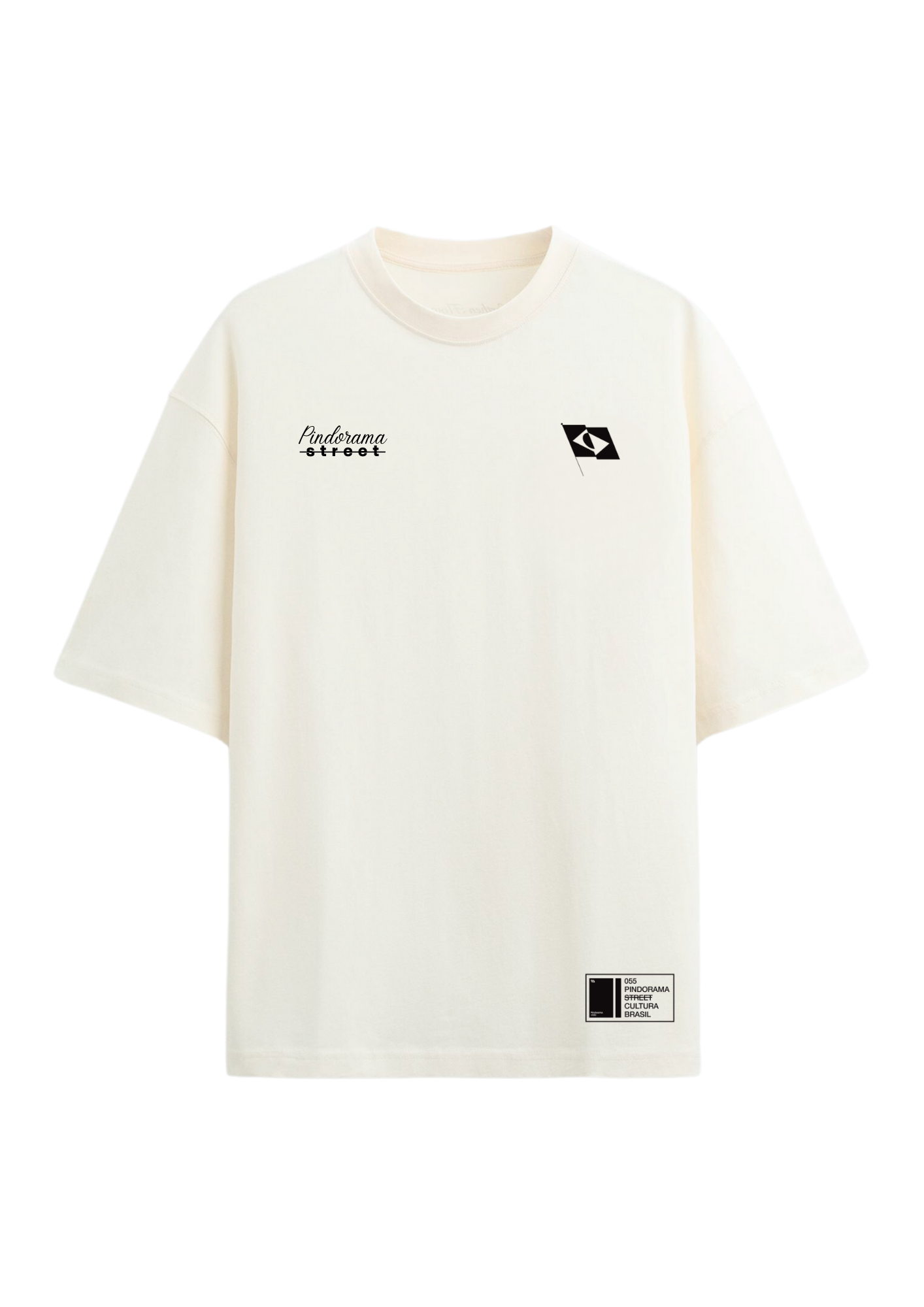 Camiseta "Brasilidade" Bandeiras dos Estados – Off White