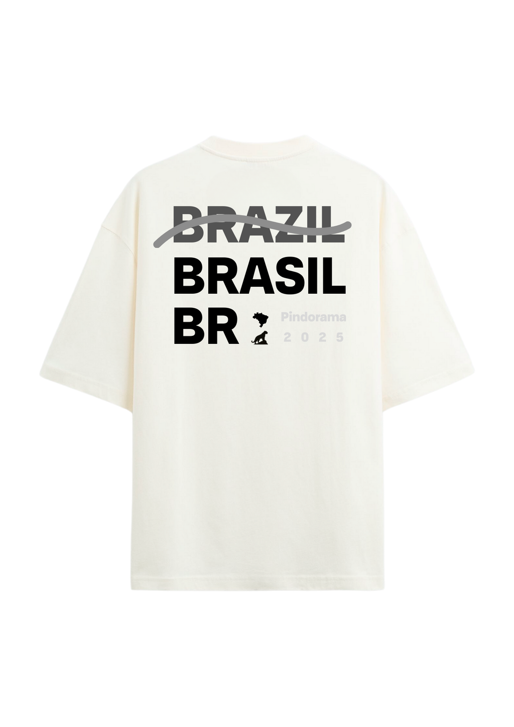 Camiseta “Brasilidade” Brazil Brasil BR – Off White