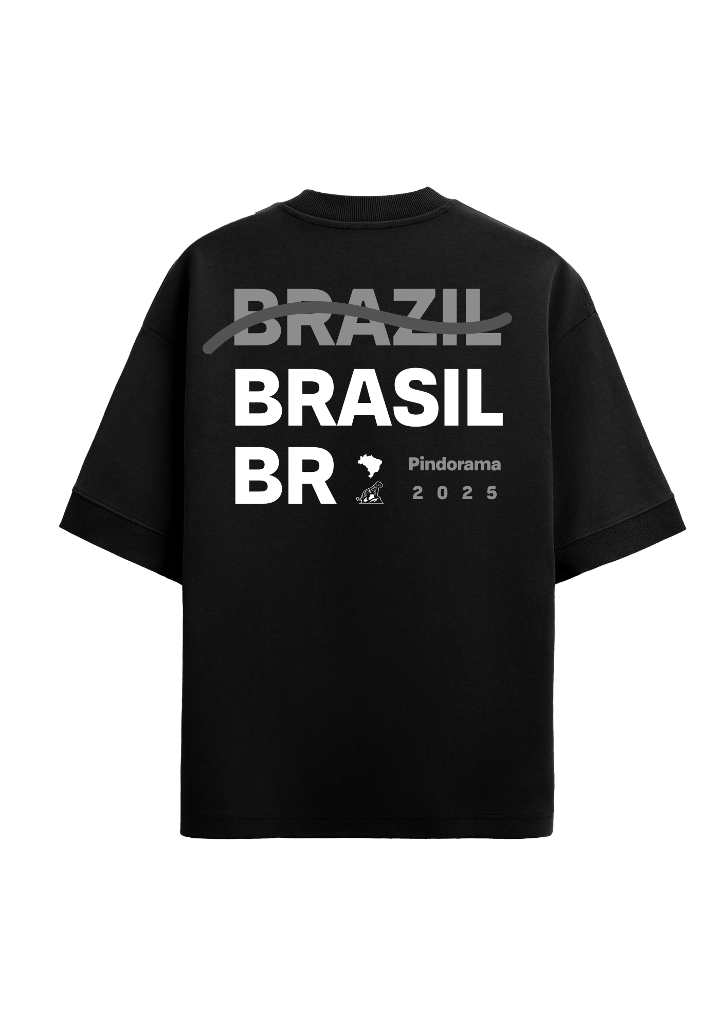 Camiseta “Brasilidade” Brazil Brasil BR – Preto