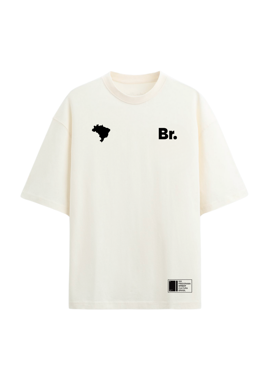 Camiseta “Brasilidade” Brazil Brasil BR – Off White