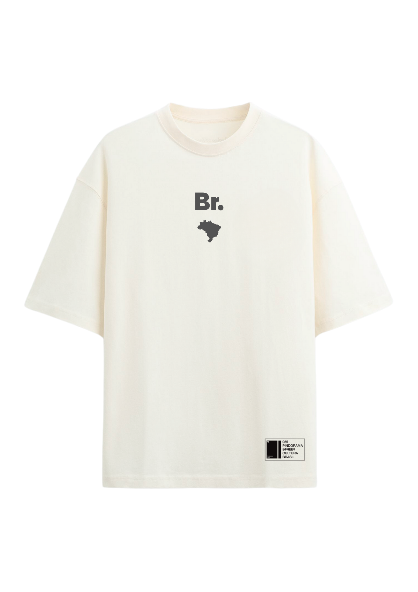 Camiseta "Cultura" Brasil Geográfico – Off White
