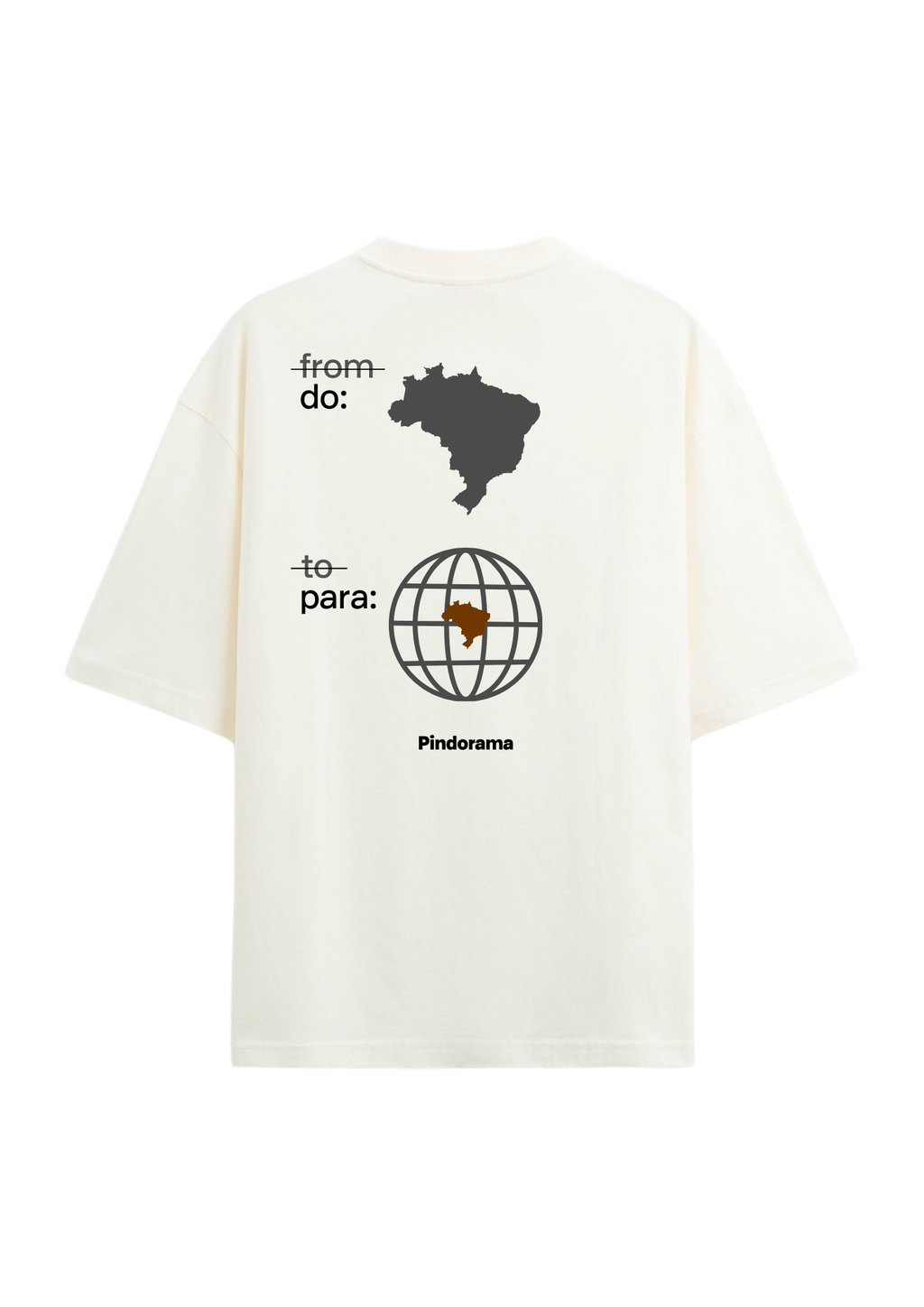 Camiseta “Brasilidade” Do Brasil Pro Mundo – Off White