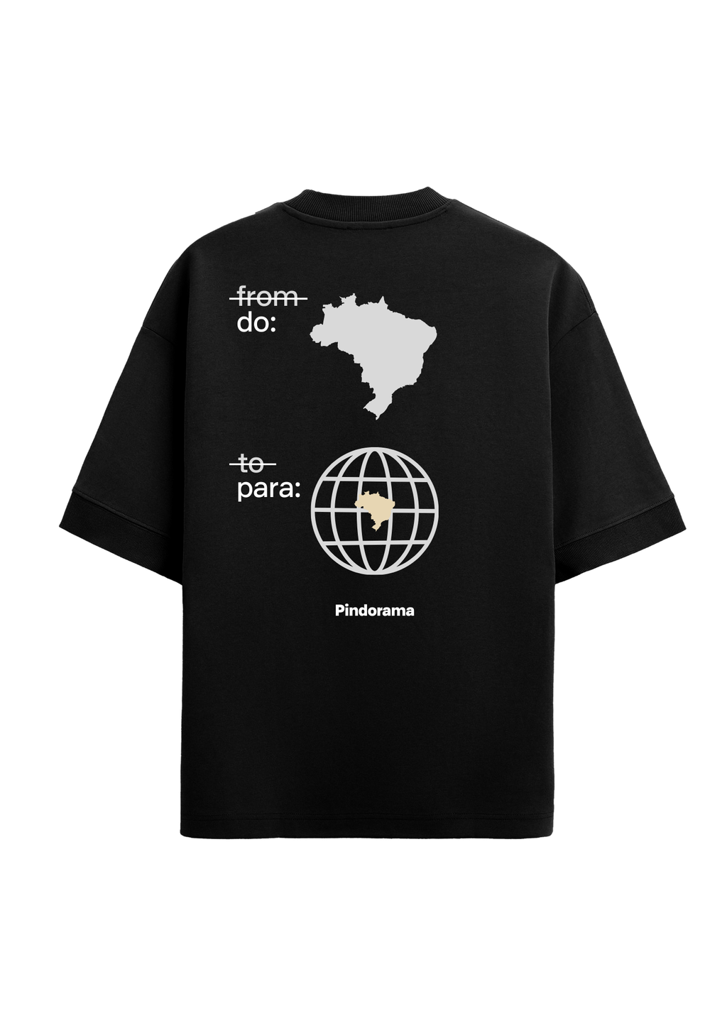 Camiseta “Brasilidade” Do Brasil Pro Mundo – Preto