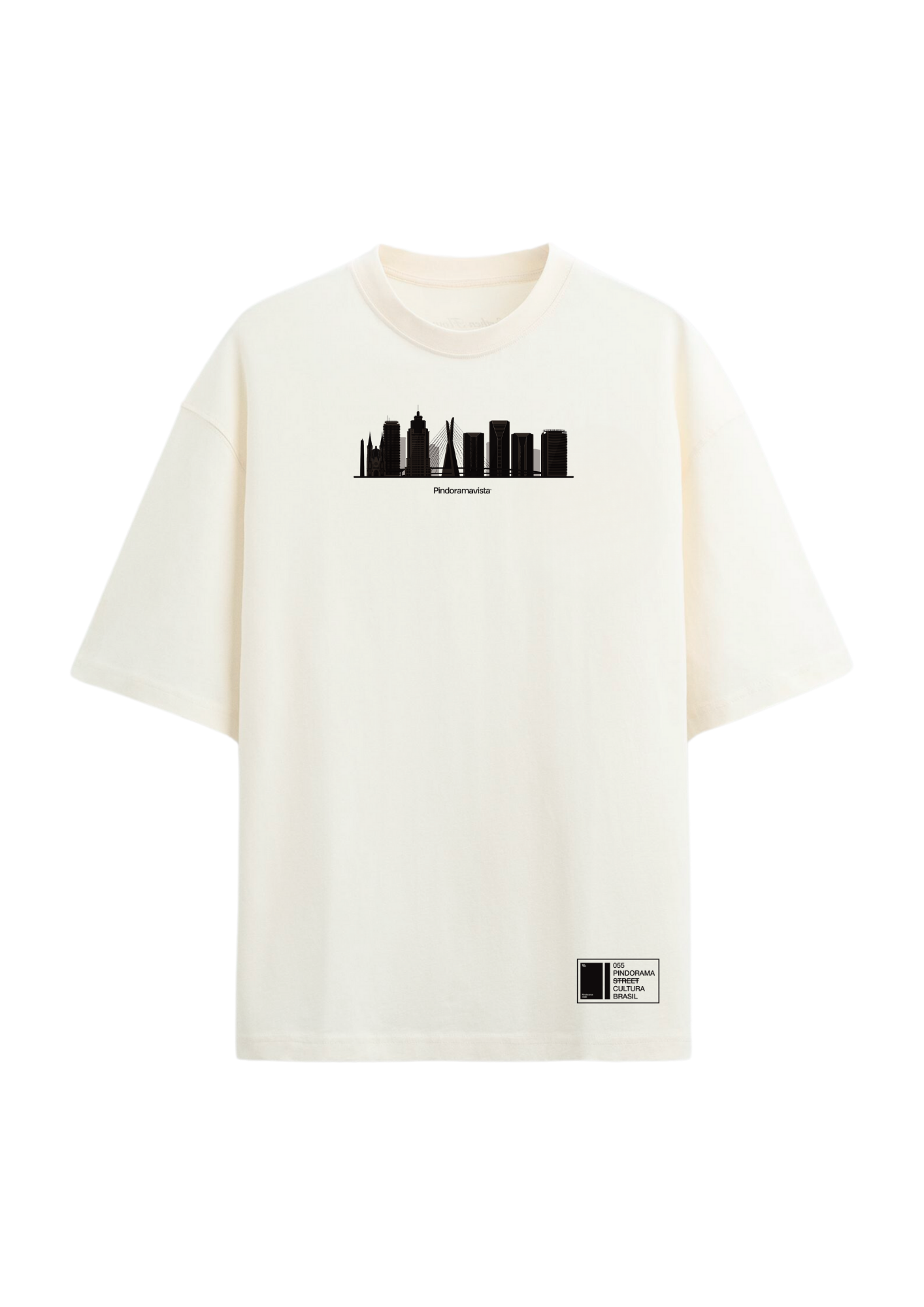 Camiseta “Arquitetura e Cidades” Horizonte São Paulo – Off White