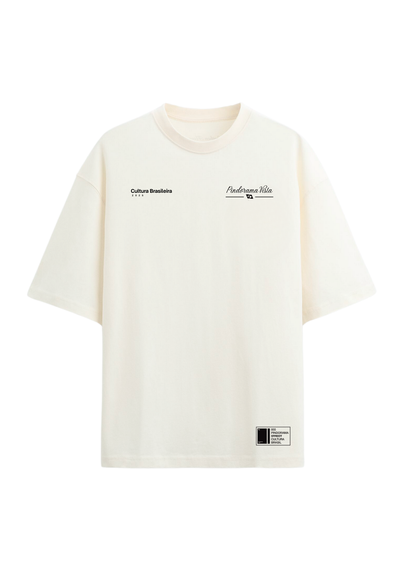 Camiseta "Pindorama" Assinatura – Off White