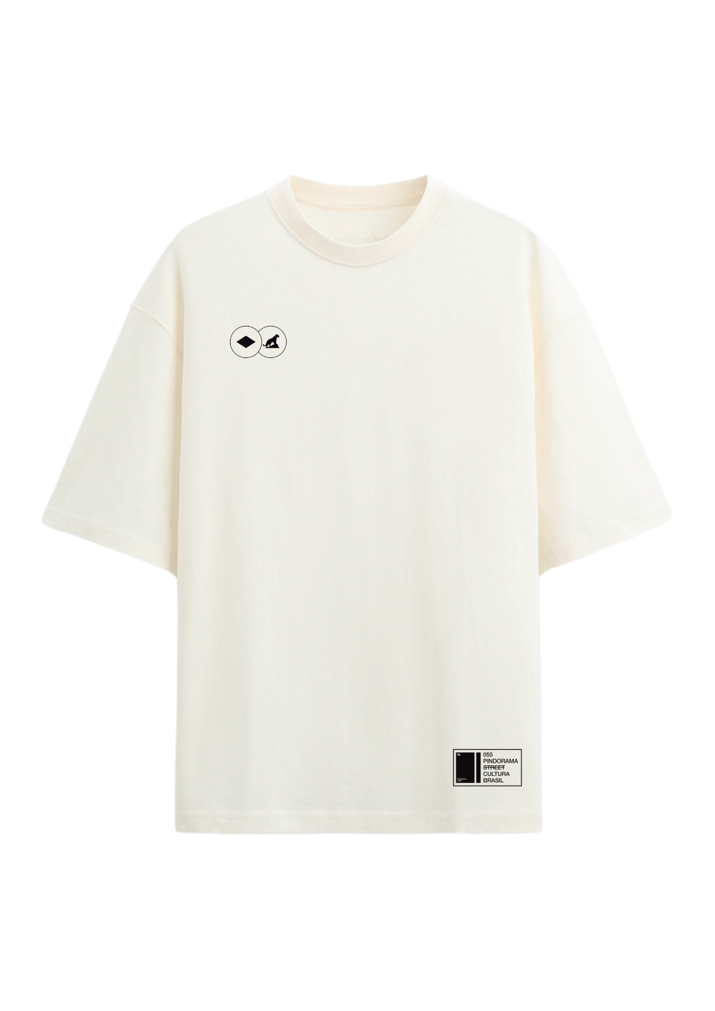 Camiseta "Arquitetura e Cidades" Pindorama MAC – Off White