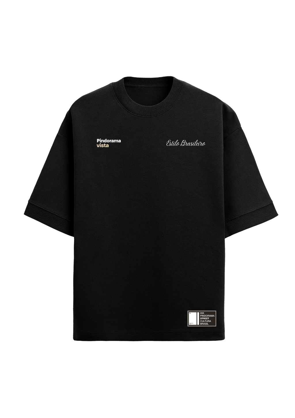 Camiseta "Pindorama" Topo da Onça – Preto